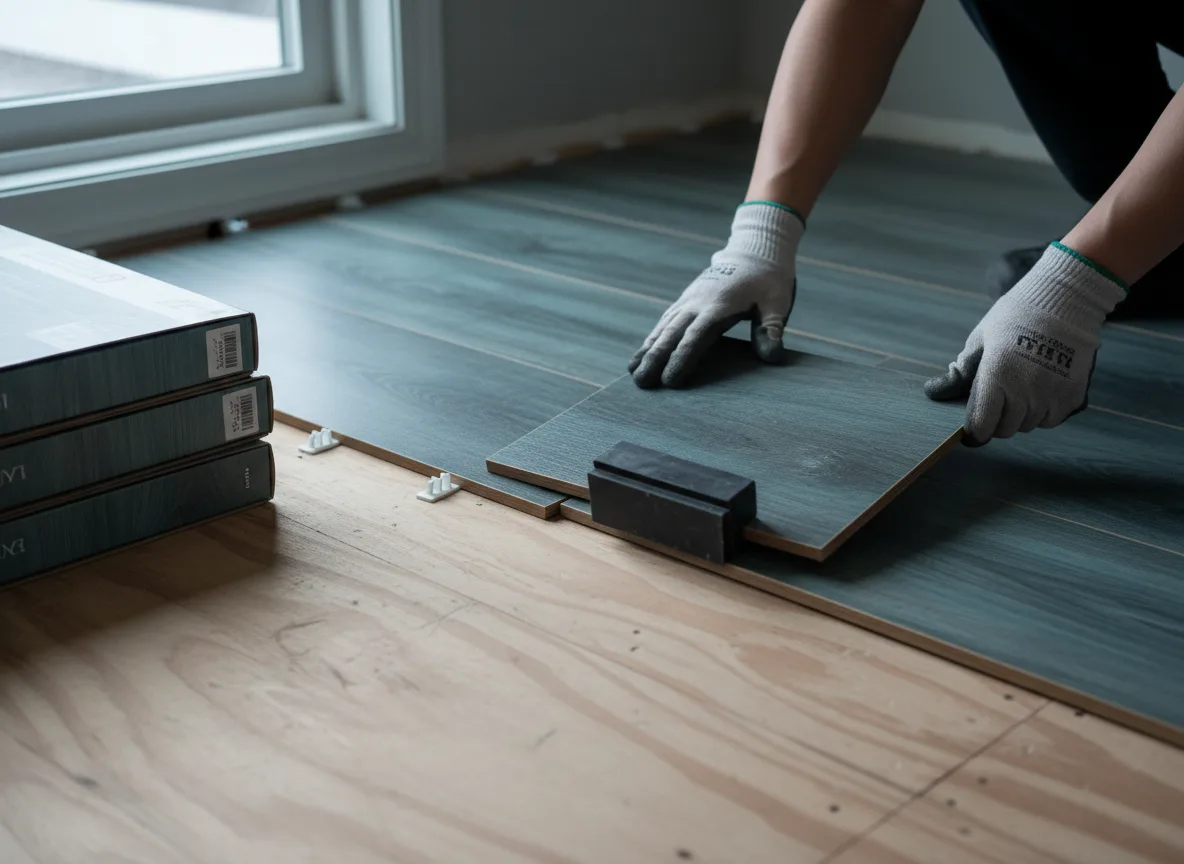Luxury Vinyl Plank Installation company in Rozel, KS